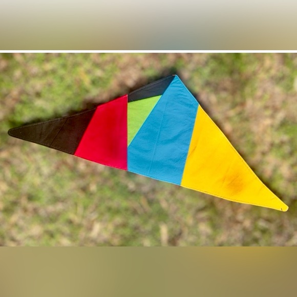 Colorful Patchwork Scarf - Picture 8 of 8